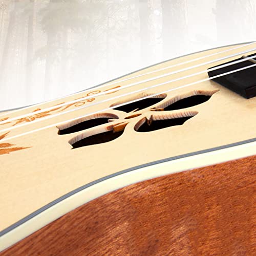 SheIRin Ukulélé Concert Acajou 23 Pouces Ukelele pour débutants Adultes Professionnel Quatre Cordes en Bois hawaïen Kit… - Les Beatles, Paul McCartney, John Lennon, RIngo Starr, George Harrison SheIRin Ukulélé Concert Acajou 23 Pouces Ukelele pour débutants Adultes Professionnel Quatre Cordes en Bois hawaïen Kit… – Image 4