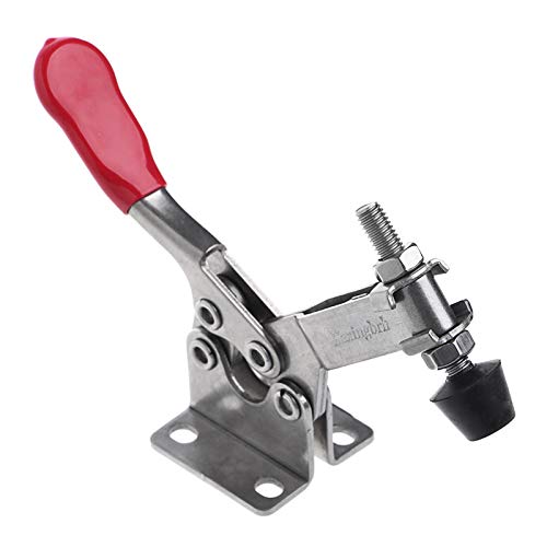 Bridas de Amarre GH201B Abrazadera de Liberaci�n R�pida Mano R�pida 129g Resistencia 100Kg Mordazas Acodadas Para Maquinaria de Producci�n industrias Aprovechar el Mecanizado de Piezas