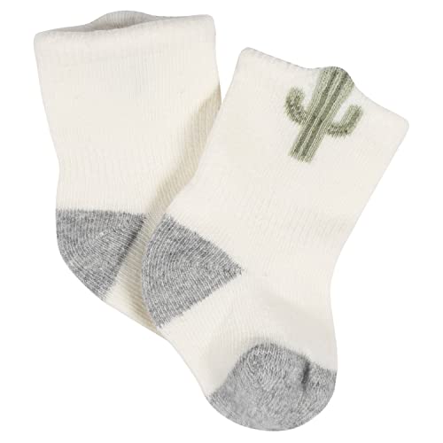 Image of Gerber Baby 8-Pair Organic Wiggle Proof Sock