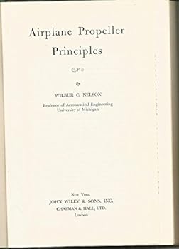 Hardcover Airplane Propeller Principles Book