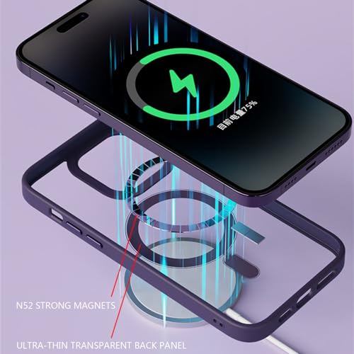 Étui magnétique iPhone 12 Pro Max ENILSA transparent et rose antichoc