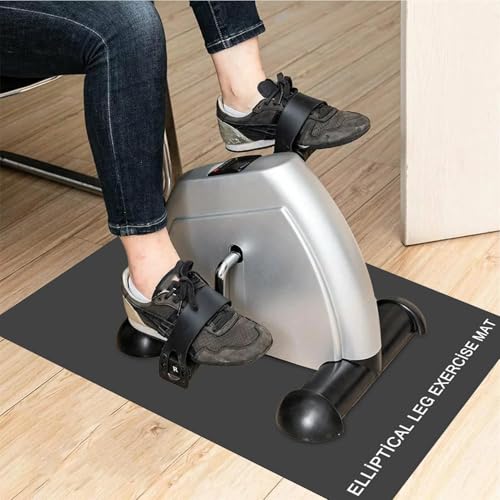Ellipse Leg Exerciser Antislipmat - Antislip Fitnesspad, Mat Voor Trainingsapparatuur, Ondersteuningsmat Thuistraining | Oefenmat Voor Onder Het Bureau Elliptische Marskramer, Voetpedaalmachine, - Afbeelding 5