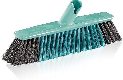Leifheit Cepillo versátil Xtra Clean 40 cm, escoba con innovadoras cerdas en X, barredora con conexión oblicua, compatible con Click System de Leifheit, 40 cm de superficie de barrido.
