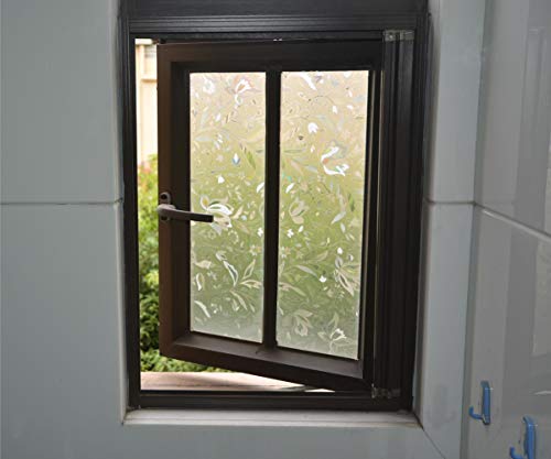 Película para ventana estática 17.7 x 78.7 pulgadas VSUDO Tulip miniatura 6