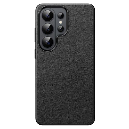 JETech Vegan Leather Case for Samsung Galaxy S26 Ultra, Black - image 1