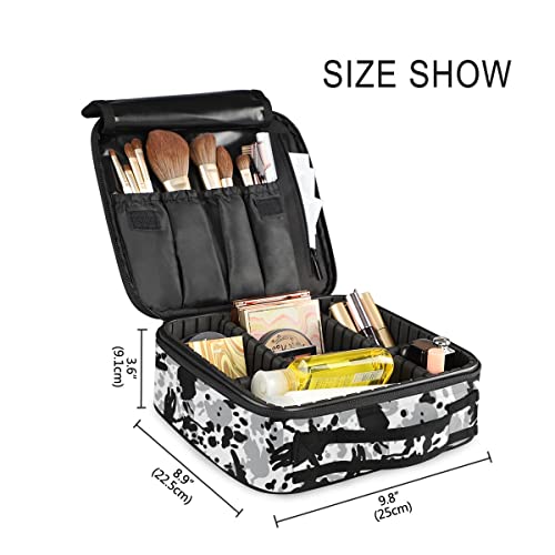 Trousse de maquillage voyage GAIREG compartimentée anti-choc mandala - 4