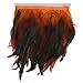Healifty adorno de flecos de plumas de gallo para decoración artesanal de...
