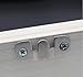 MZMing 10 Pares [Paquete de 20] Soporte Empotrado de Montaje Oculto Enclavamiento...