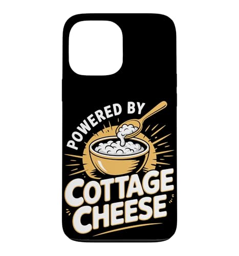 Powered By Cottage Cheese Protein Fuel Case for iPhone 13 Pro Max