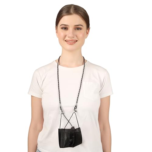 Image of Unisex Spec Holder Hook & Loop Anit Slip Eyewear Lanyard Fabric Strap Chain