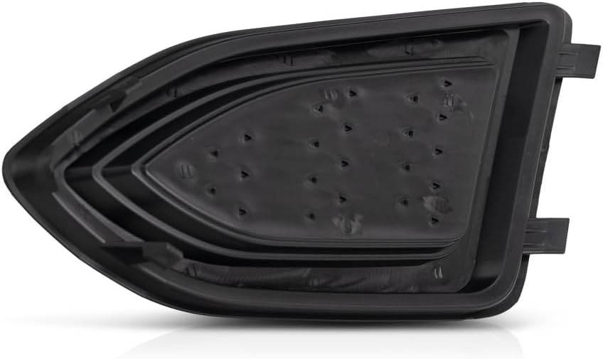 For Ford Edge 2015 2016 2017 2018 Fog Light Cover Passenger Side | Black | Made Of ASA Plastic | Replacement For FO1039177 | 191275403433, FD12023AR