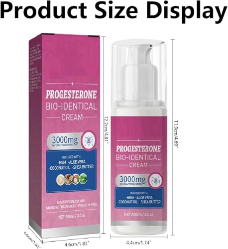 Menopause Progesteron Creme,Weibliche Wechseljahre Creme,Linderung Wechseljahre Creme,Menopause Balance...