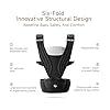 HBR Ergonomic Baby Carrier with Hip Seat, 6-in-1 Front Facing Infant & Toddler Carrier, Innovative Air-Padded Shoulder Strap, Hands-Free, Supports 45 lbs, Fits Waist up to 47in, Black #1