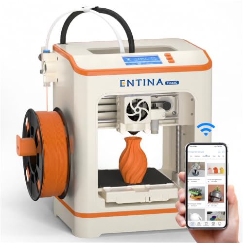 ENTINA TINA2C 3D Printer for Beginners Fully Assembled Mini DIY 3D Printer