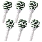 Bouquet Holder - 6-Pack Flower Bouquet Holder, Bridal Bouquet Handle for Flower Arrangement Wedding Bouquet Supplies, Green Foam, 3.2 x 7 x 3.2 Inches