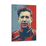 ロビー・ファウラー フットボールスター HD スポーツポスター ポスター 装飾画 キャンバス ウォールアート リビングルーム ポスター 寝室 絵画 フレームスタイル 08x12インチ(20x30cm)