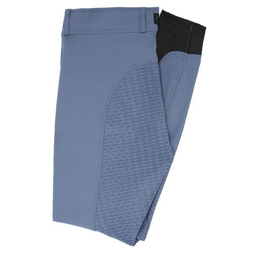 Dover Saddlery Ladies' Wellesley Tech Full-Seat Breech, Color: Steel Grey, Size: 26