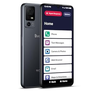 LIVELY Jitterbug Phones Smart4 Smartphone for Seniors – Cell Phone for Seniors – Must Be Activated Phone Plan – Not Compatible with Other Wireless Carriers