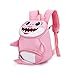 Rucksack Kindergarten Kinderschultaschen Rucksack Fashion Cute Little Monster Kinderbetreuung Schultertasche Karikatur wasserdichtes Baby (Color : Pink, Size : S)