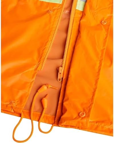 Pioneer Hi Vis Rain Suit for Men - Waterproof Rain Jacket, Pants - Orange — view 15