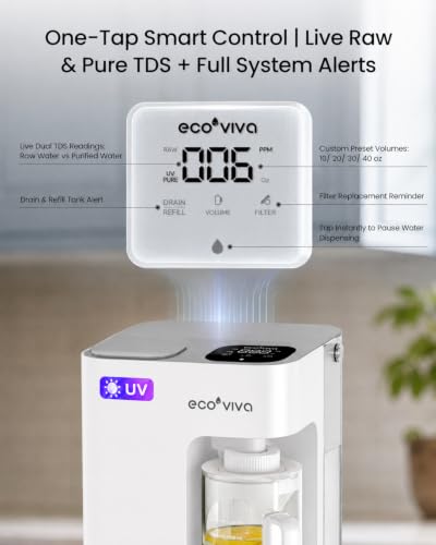 Image of Mate 3 UV Reverse Osmosis Water Filter Countertop, No Installation Purifier