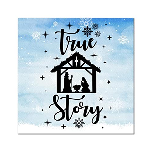 Plaque murale en bois de 30cm décoration Noël vintage pour maison et salle de bain chic