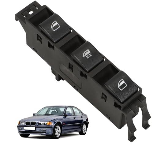LDLRevX 61316902183 Interruptor Botonera Elevadora Para Serie 3 E46 Botones Eléctrico Elevalunas Delantero Controlador Izquierdo