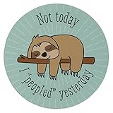 Bless Your Soul Funny Magnets for Magnetic Dry Erase Board, Mini Fridge, Home Office Decor Dorm Refrigerator Locker Accessories and Decorations, Not Today I Peopled Yesterday Introvert