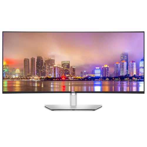 Image of Dell U3824DW Curved 38-inch 1600P 2K WQHD+ 60Hz 5ms UltraSharp Monitor, Full Dock, IPS, HDMI, DisplayPort, USB Hub, USB-C, Ethernet, Speakers, and Desk Mount Monitor Stand (Renewed)