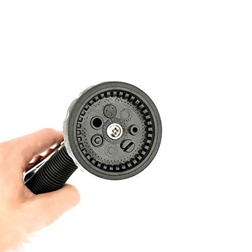 Pistola a spruzzo regolabile a 7 modalità per irrigazione da giardino, irrigazione e lavaggio auto, ugello versatile per irrigazione e pulizia efficienti, IT237