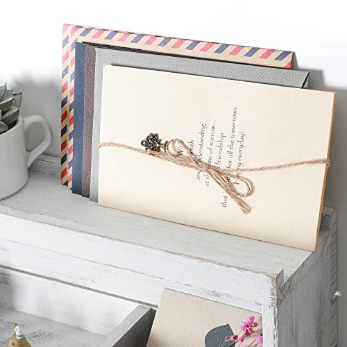 30% Off Solid Pine Wall Organizer with Key Hooks & Mail Storage - Image 5