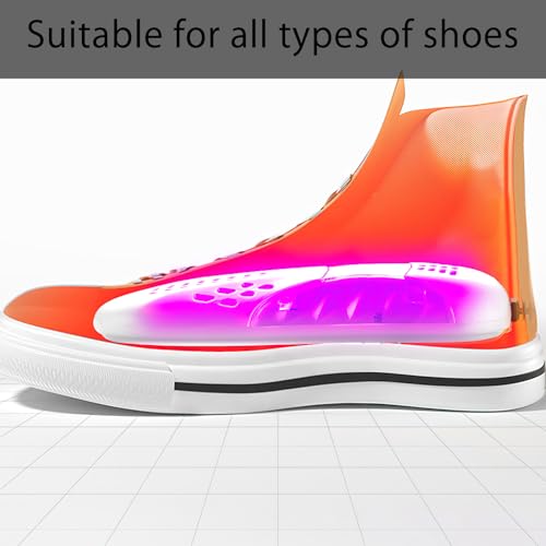 DAWRIS Schuhtrockner Elektrisch, Schuhwärmer, Stiefeltrockner, Mini Skischuhtrockner, Deodorant Entfeuchtung, Schuhtrockner für Wanderschuhe oder auch Skischuhe, Skischuhe, Laufschuhe, Weiß