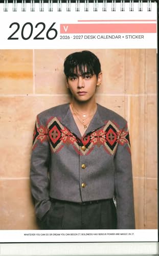 2026/2027年 卓上カレンダー [K-STAR Desk Calendar] (ヴィ V 02)のサムネイル