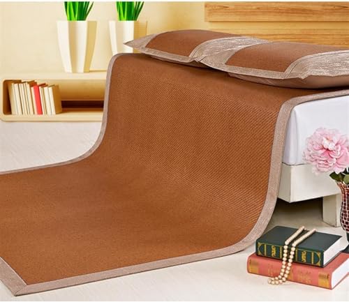 Cubrecolchón de bambú para dormir en climas cálidos, esterilla transpirable de 1,5x2 m 6