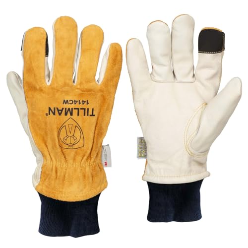 Tillman 1414CW Top Grain Cowhide Winter Drivers Gloves, Large