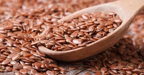 Image of NatureGarden Roasted Flax Seeds 100g Pack of 2 | High Protein Omega-3 | Boosts Immunity | Healthy Snack | Diet Food | Hair Growth | Gluten-Free Vegan | Superfood for Heart Digestion Weight Management
