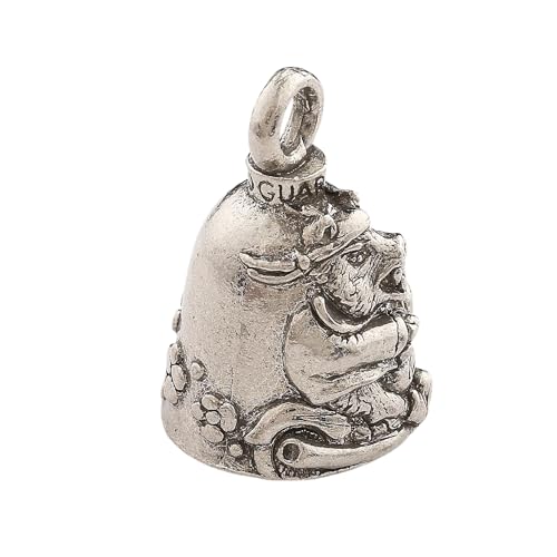 Image of Guardian Bell Good Luck Bell w /Keyring & Black Velvet Bag | Motorcycle Bell | Lead-Free Pewter | Made in USA