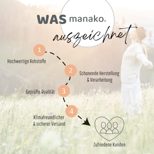 manako BIO Leinöl human, kaltgepresst und 100% rein, 750 ml Glasflasche