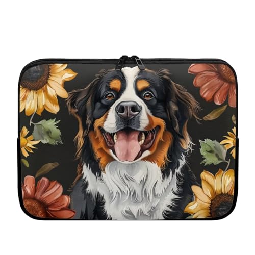 Nittanovaca Bernese Mountain Dog Printed Laptop Bag Men,