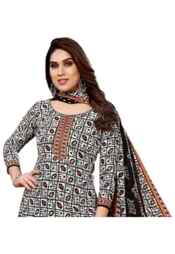 Image of Priyashi Women Unstiched Crepe dress materials | Crepe Salwar Suit for women with dupatta | suit material for women unstitched