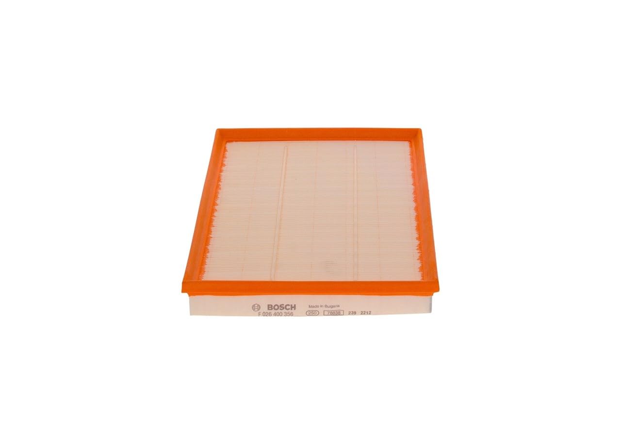 Bosch 0 Car Air Filter - Separates Particles from the Air Intake - Moisture-resistant plus High Tensile Strength
