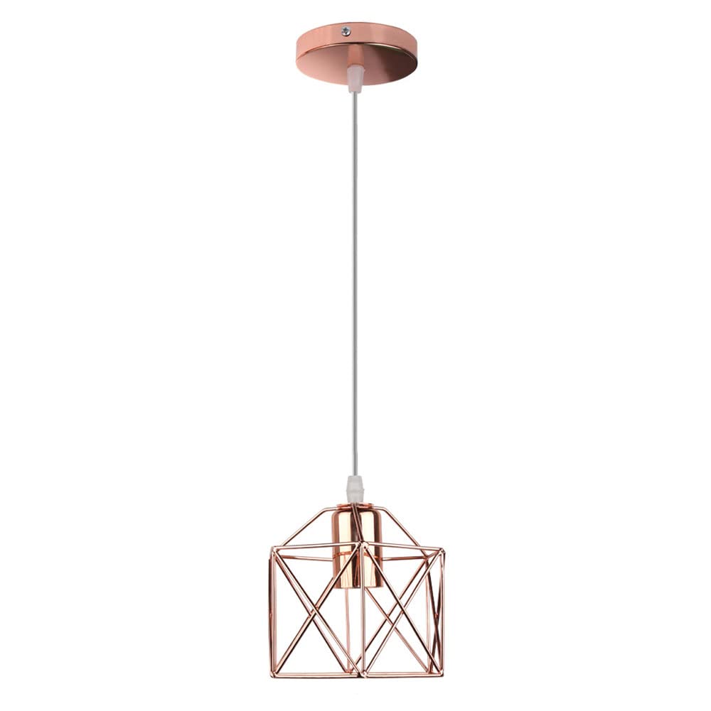 Lámpara colgante de decoración de sala de estar para renovar el comedor con hierro hueco