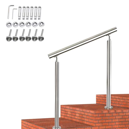 Rambarde extérieure pour escalier évitant les chutes sur les marches glissantes