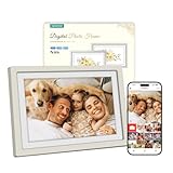 【Écran Tactile Haute Définition】 Équipé d'un écran IPS haute résolution 1280*800, le cadre photo numérique Wi-Fi de 10.1 pouces offre une excellente expérience visuelle qui donne vie à vos photos. Parcourez facilement vos photos, supprimez des vidéos ou ajustez les paramètres de l'appareil d'une simple pression du doigt.