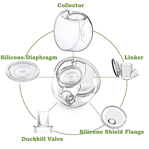 Accesorios Recogedor de Leche para Extractor Wearable 24mm miniatura 4
