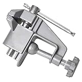 Katzco Mini Table and Bench Vise - for Small Work, Crafts, Arts, Detailing, Woodworking, Workbench, Soldering, Garage, Hobbies, Finishing, Modeling, Tables, Flat, Angular, and Round Objects