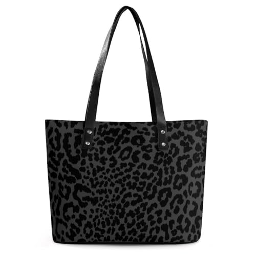 Bolso Tote Satchel Casual de Gran Capacidad en Cuero