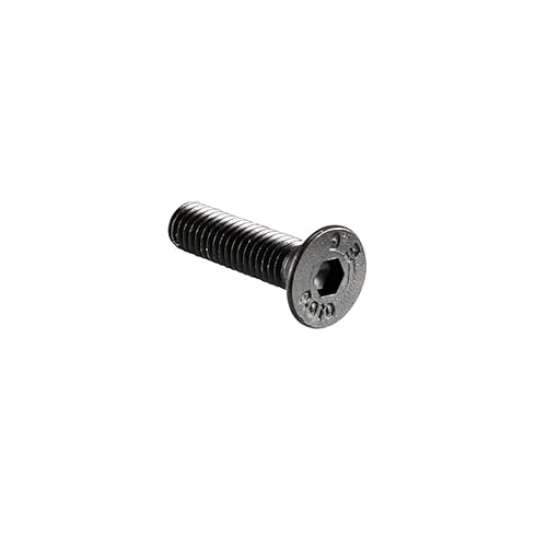 Miniatura 5 de uxcell Tornillos hexagonales de cabeza avellanada, M3x6mm y M3x8mm 10.9 Acero al Carbono Negro 100pcs