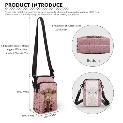 Image of Xpyiqun Small Crossbody Bag Women Phone Purses Sling Shoulder Handbag Cross Body Pouch Wallet Bags