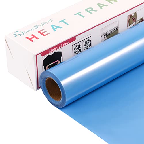 NANAPLUMS Pellicola Termoadesiva Per Plotter Da Taglio - 30,5 Cm X 8 Mt, Colore Nero - Per Personalizzare T-Shirt, Tessuti E Tela